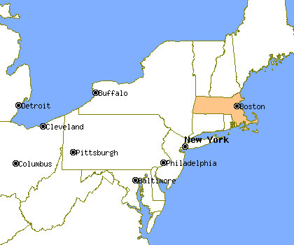 Massachusetts Map Of Towns