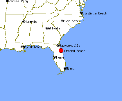 Where Is Ormond Beach Florida On The Map