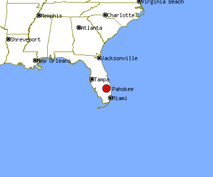 Pahokee Florida Map 2018