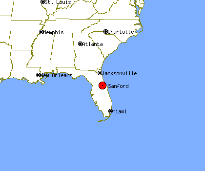  Sanford  Profile Sanford  FL  Population Crime  Map 