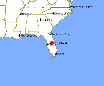 Saint Cloud Florida Map