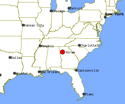 Hiram profile  hiram ga  population crime map