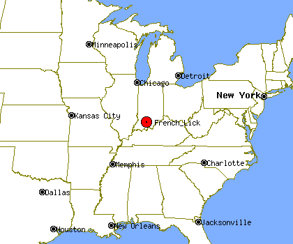 French Lick Indiana Map