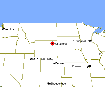 Gillette Profile | Gillette WY | Population, Crime, Map